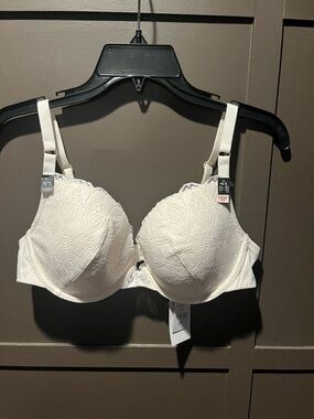 Etam Lace T-Shirt Bra - Cream 34E NEW Sky No 5 Classique